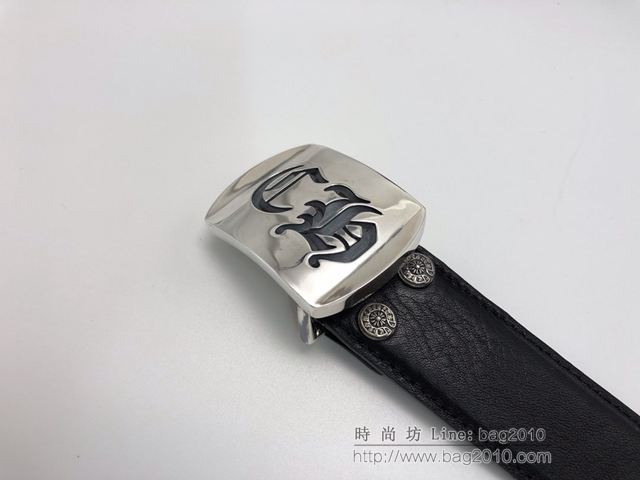 chrome hearts皮帶 克羅心男士腰帶 克羅心平面CH皮帶  gjc1593